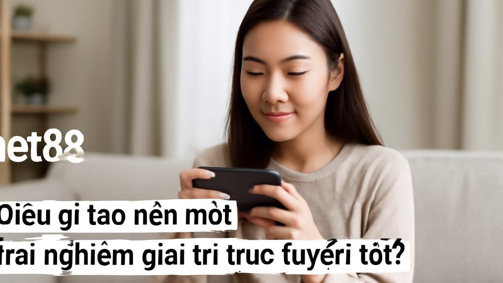 Điều gì tạo nên một trải nghiệm giải trí trực tuyến tốt? Minh họa: Điều gì tạo nên một trải nghiệm giải trí trực tuyến tốt?