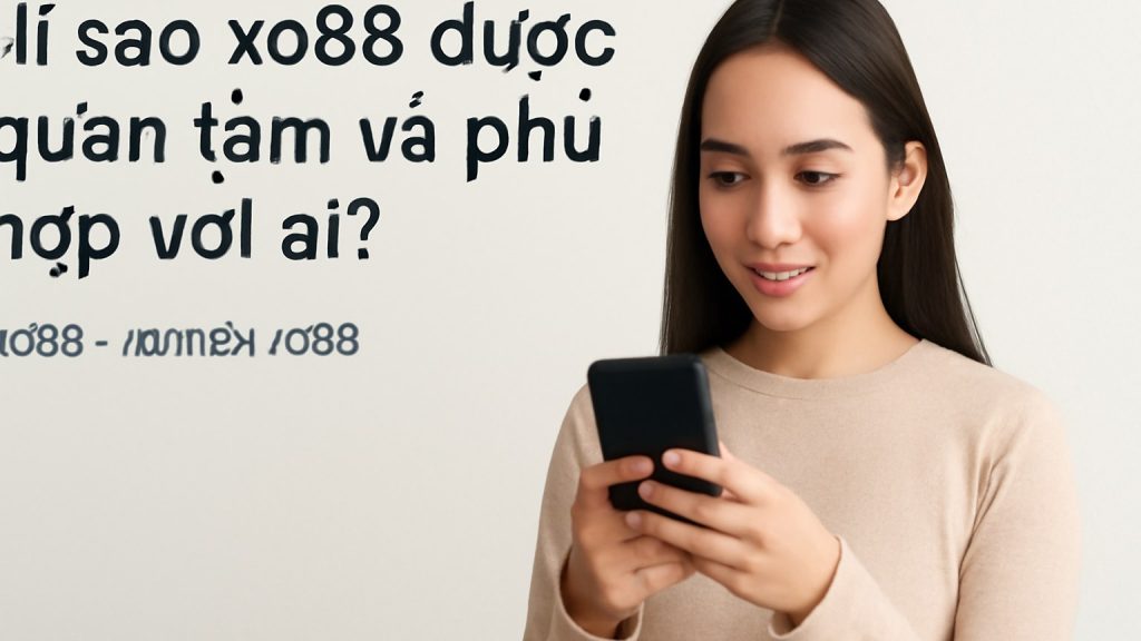 Vì sao xo88 được quan tâm và phù hợp với ai? Minh họa: Vì sao xo88 được quan tâm và phù hợp với ai?